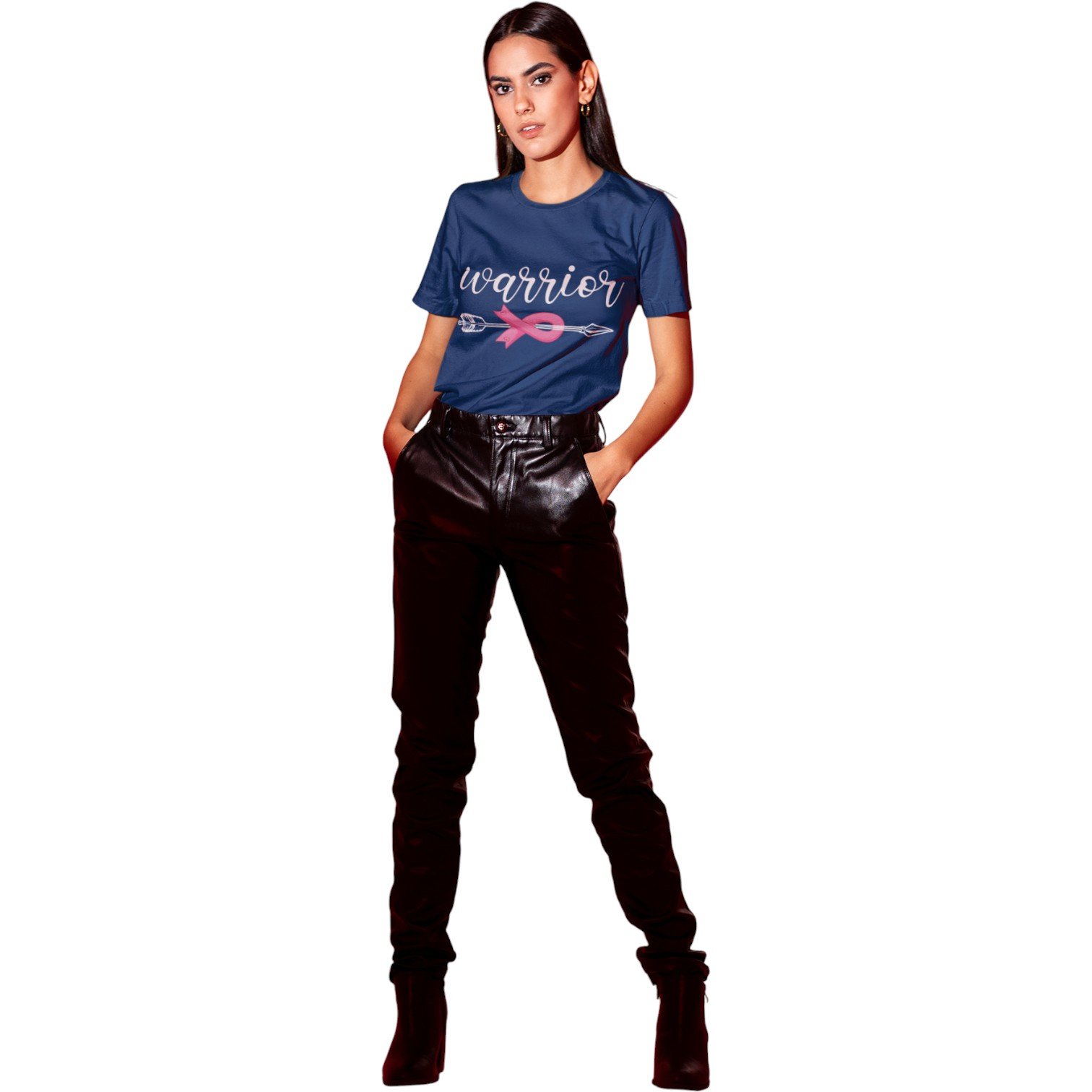 “Warrior” Breast Cancer Awareness Tee - Image 6