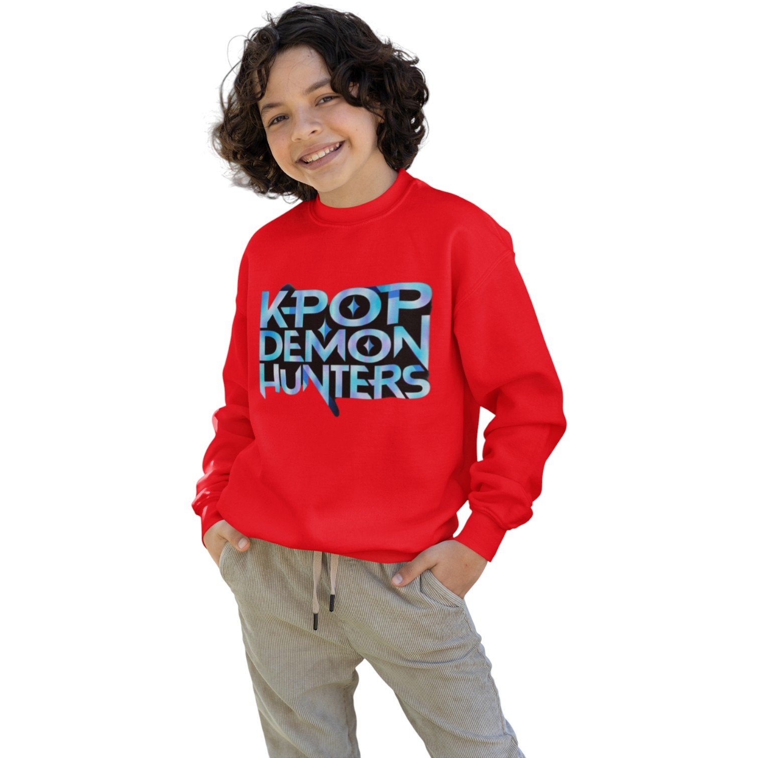 KPOP DEMON HUNTERS Bold Kids Sweatshirt - Image 4