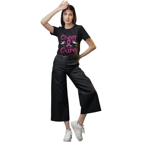 “Cheer for a Cure” Breast Cancer Awareness Tee - Image 10