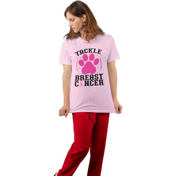 'Tackle Breast Cancer' Unisex Tee - Image 3