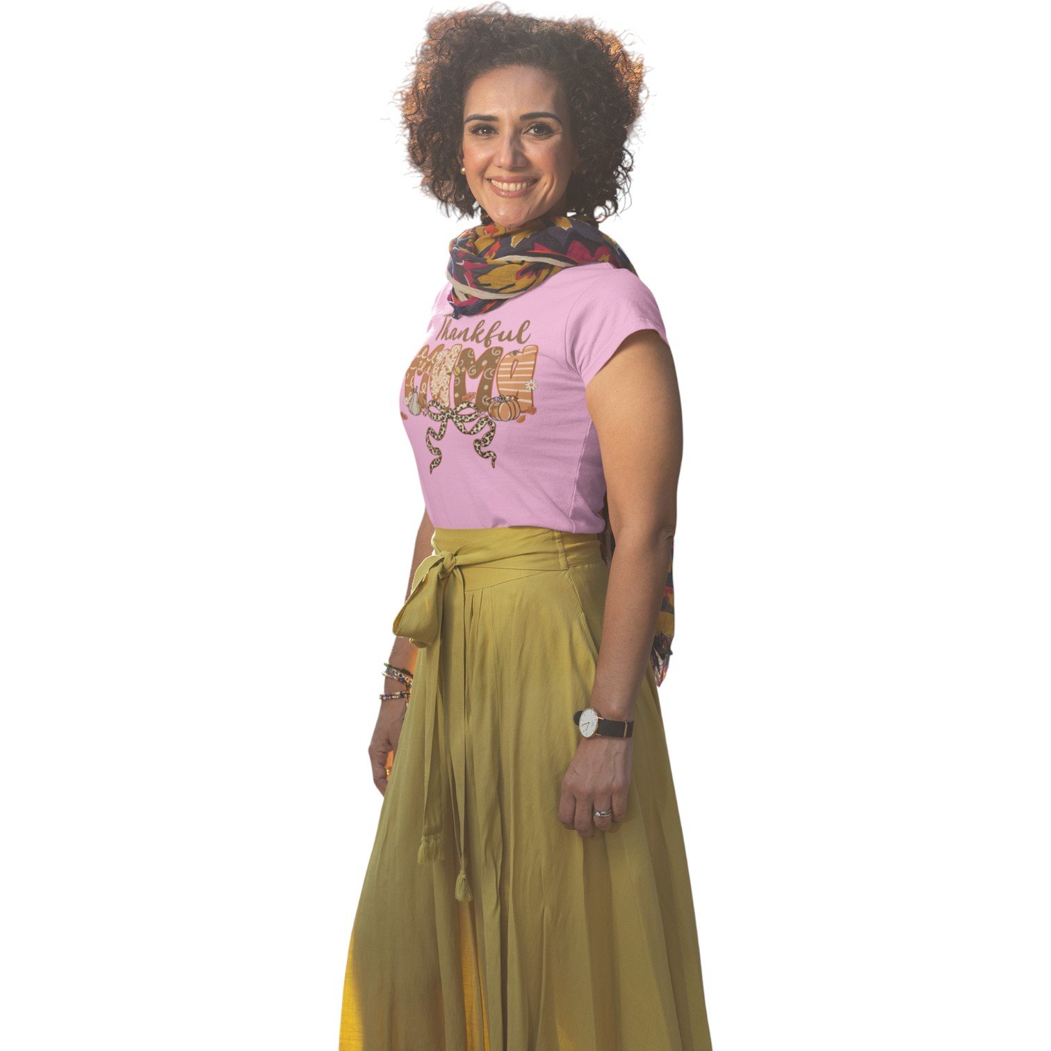 Thankful Mama Thanksgiving Tee - Image 9