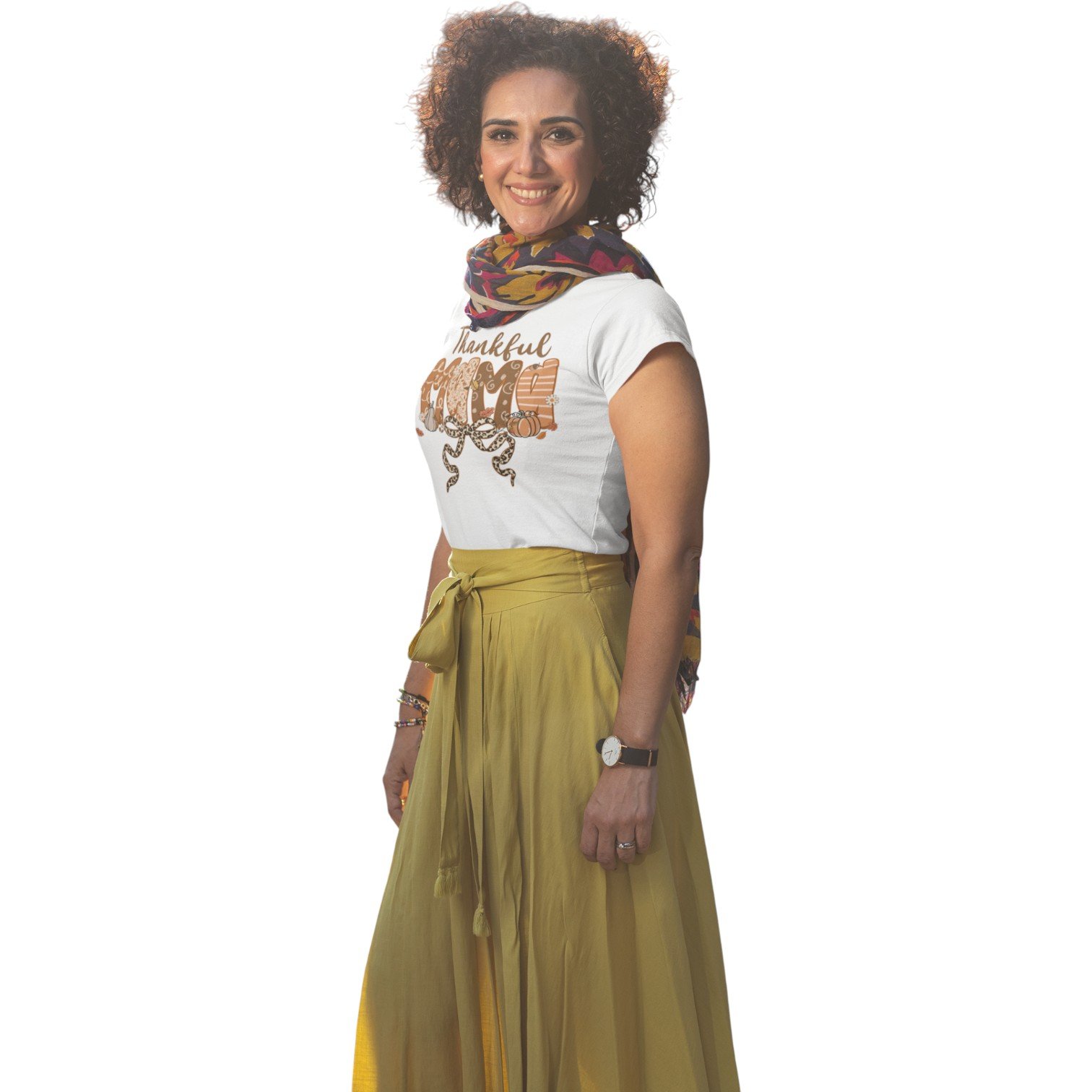 Thankful Mama Thanksgiving Tee - Image 10