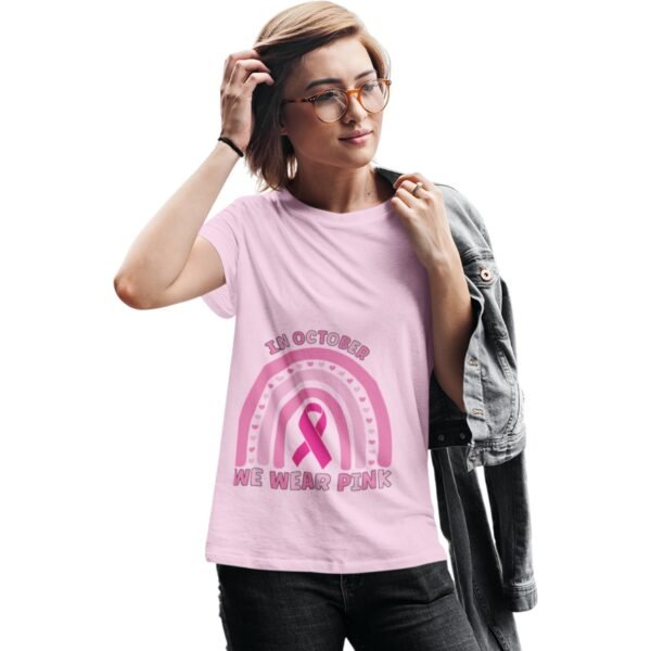 'In October, We Wear Pink' Unisex Tee