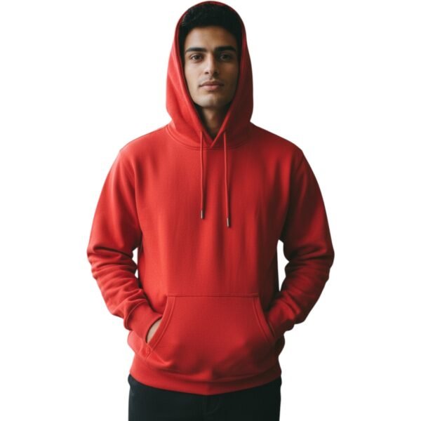 Unisex Heavyweight Organic Brushed Hoodie - Image 2