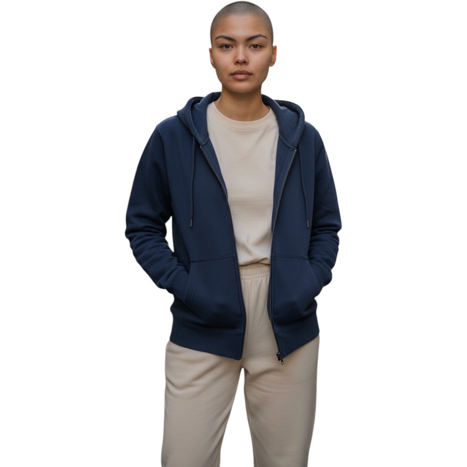 Unisex Heavyweight Organic Zip Hoodie - Image 2