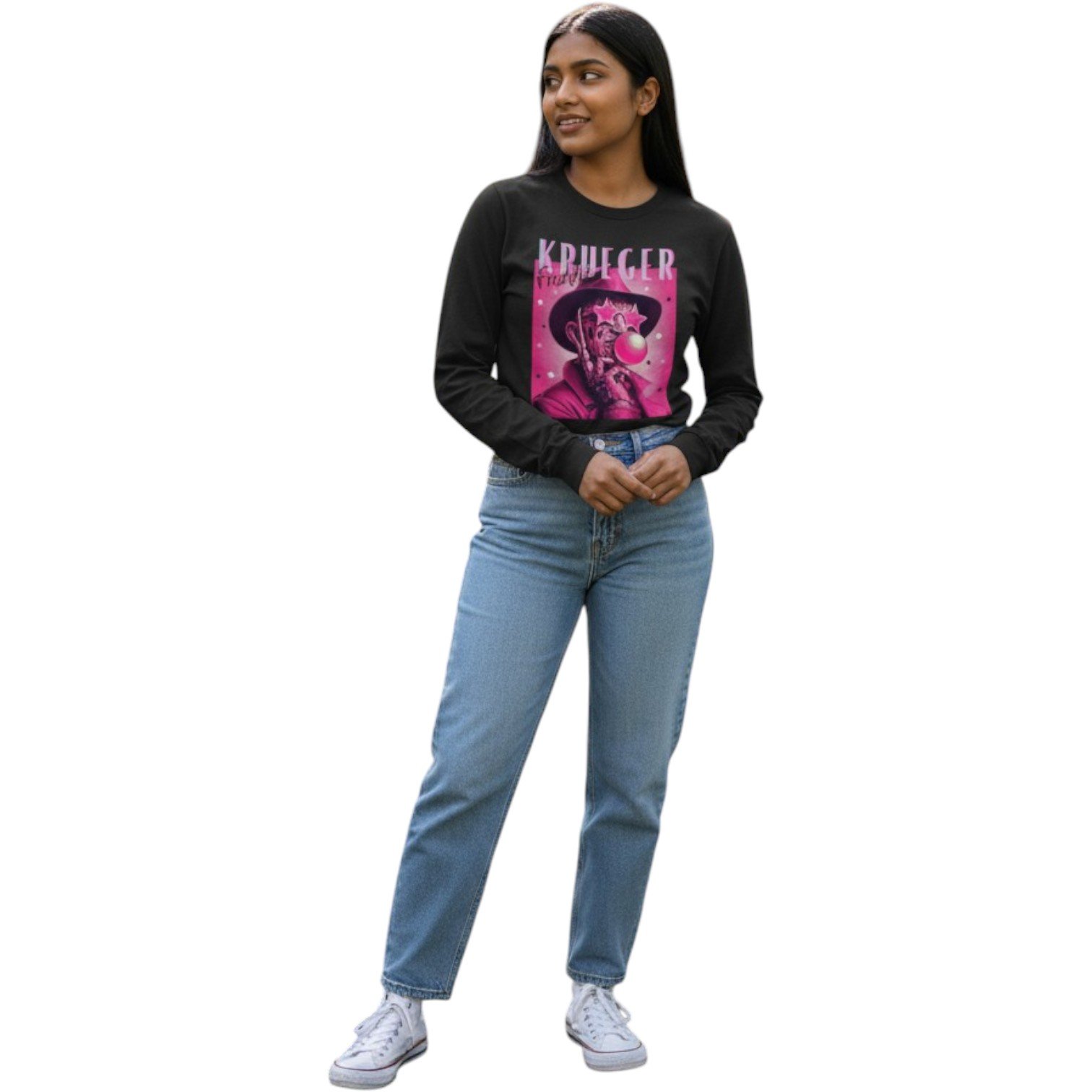 Freddie Krueger Retro Pop Long Sleeve Tee - Image 3
