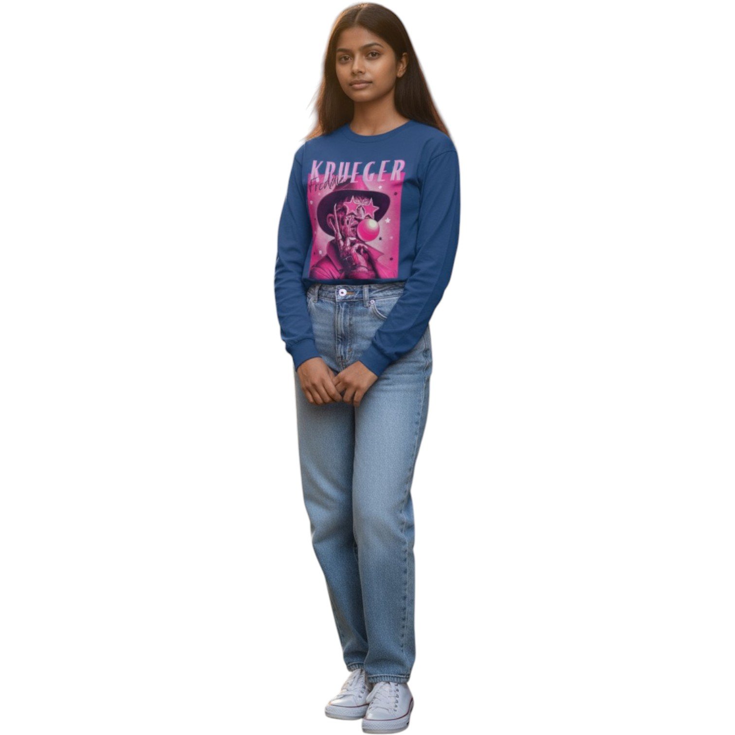 Freddie Krueger Retro Pop Long Sleeve Tee - Image 4