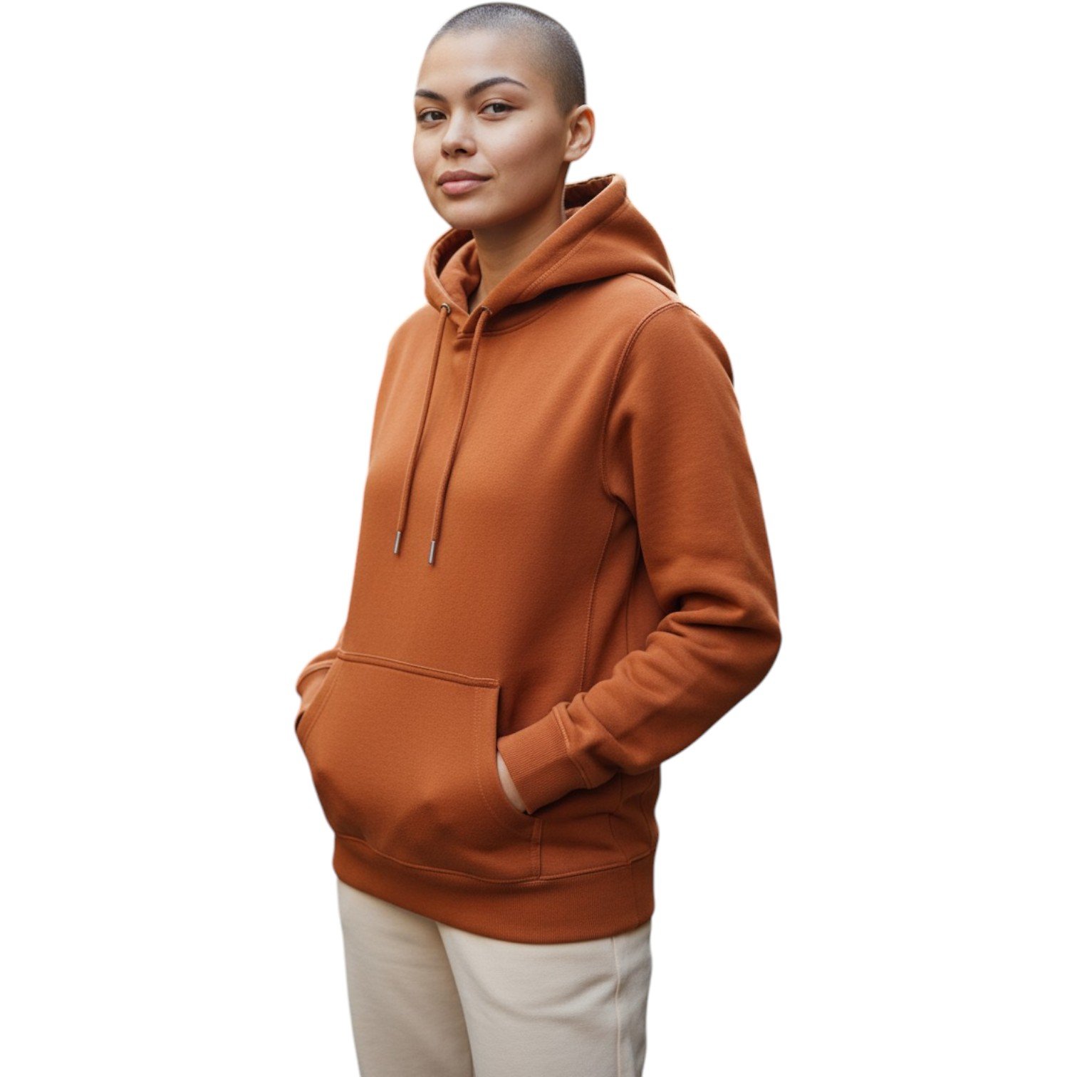 Unisex Heavyweight Organic Brushed Hoodie - Image 3