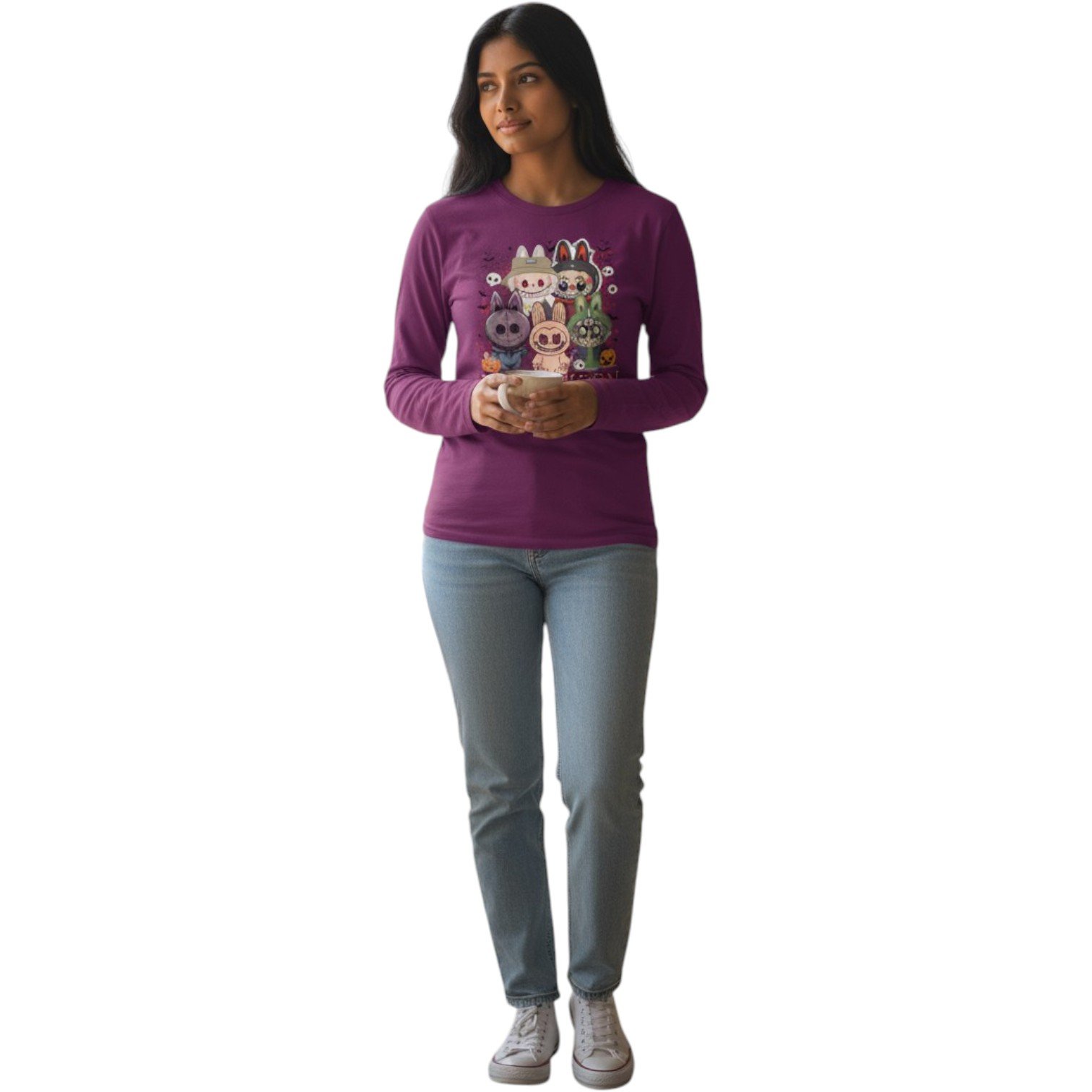 Spooky Squad Halloween Long Sleeve Tee - Image 6