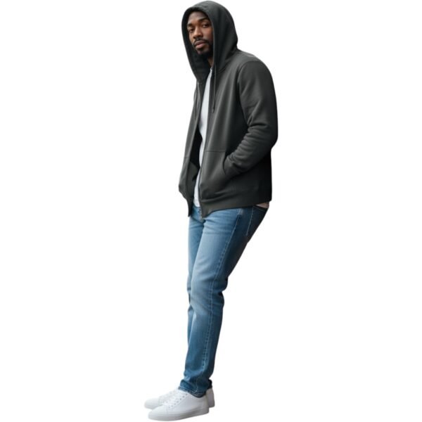 Unisex Heavyweight Organic Zip Hoodie - Image 9