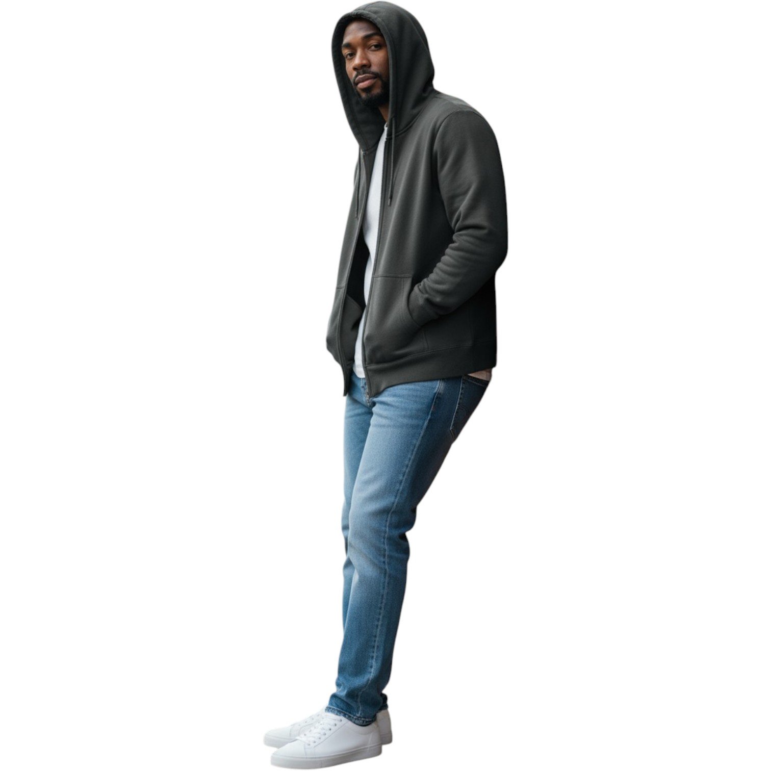 Unisex Heavyweight Organic Zip Hoodie - Image 9