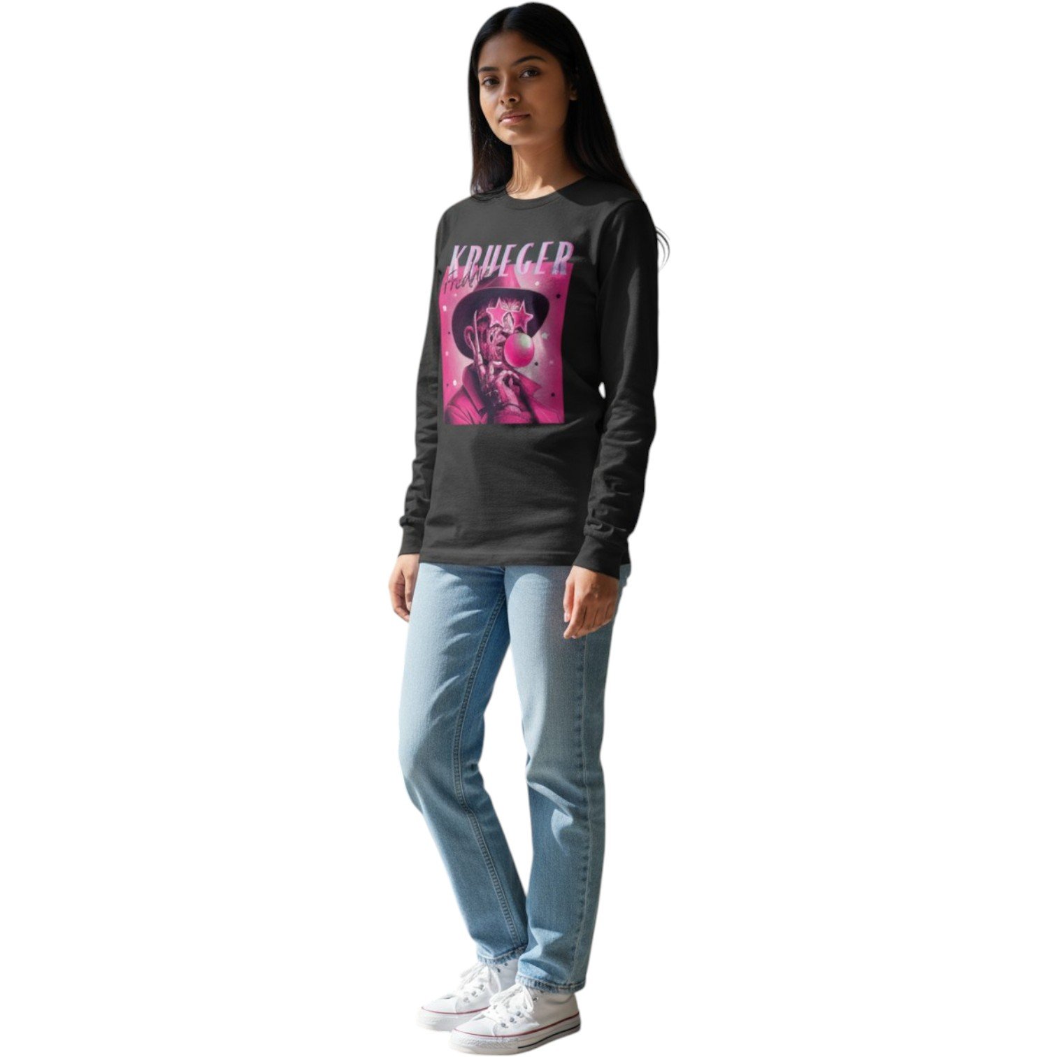 Freddie Krueger Retro Pop Long Sleeve Tee - Image 5