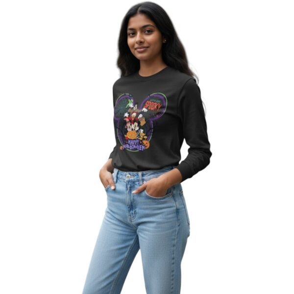 I’m So Spooky – Happy Halloween Long Sleeve Tee - Image 7