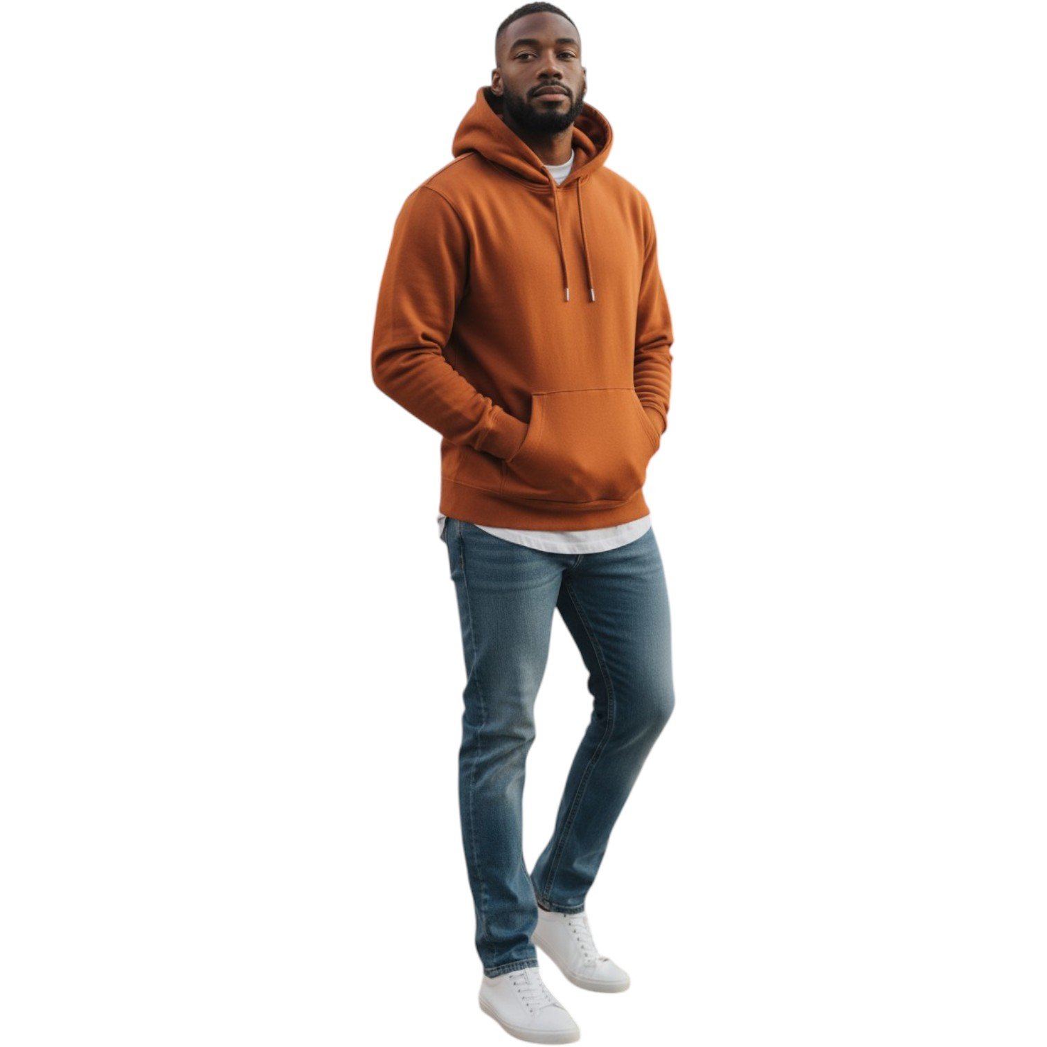 Unisex Heavyweight Organic Brushed Hoodie - Image 5