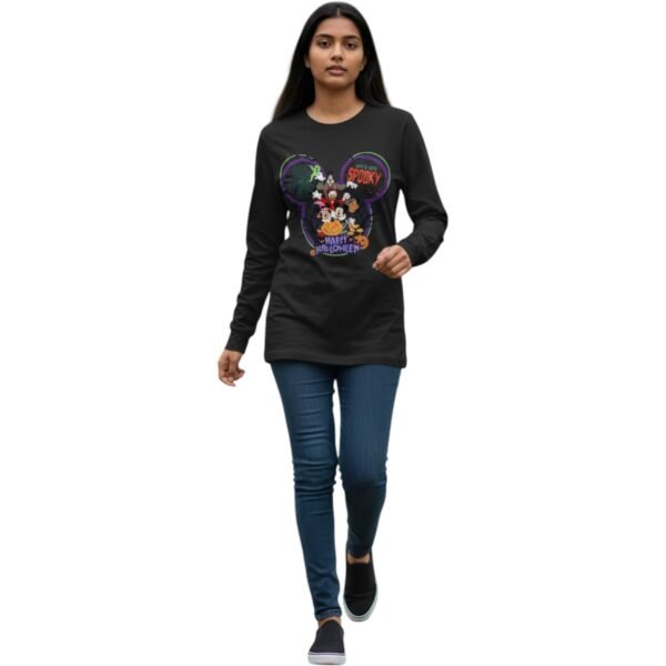 I’m So Spooky – Happy Halloween Long Sleeve Tee - Image 5