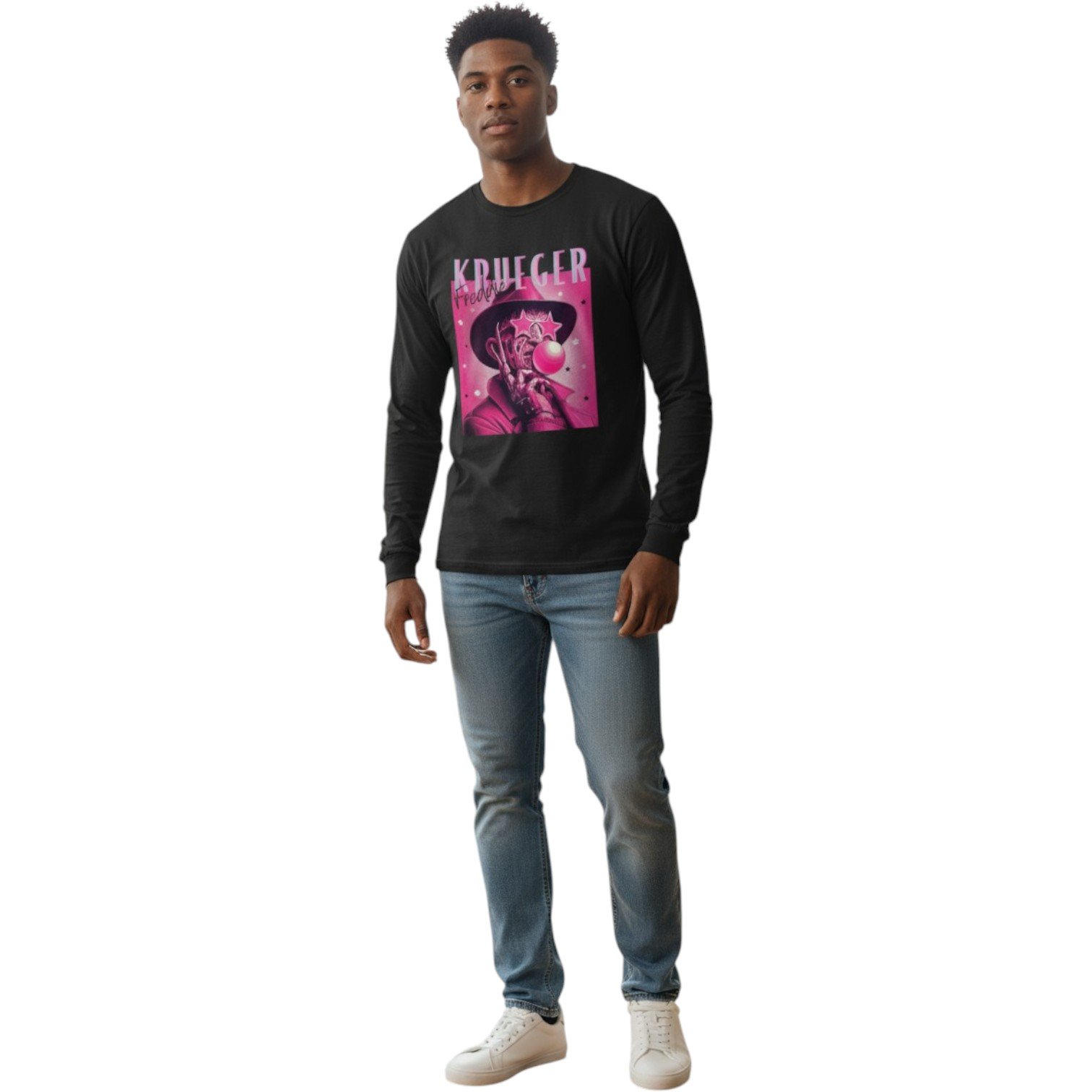 Freddie Krueger Retro Pop Long Sleeve Tee - Image 7
