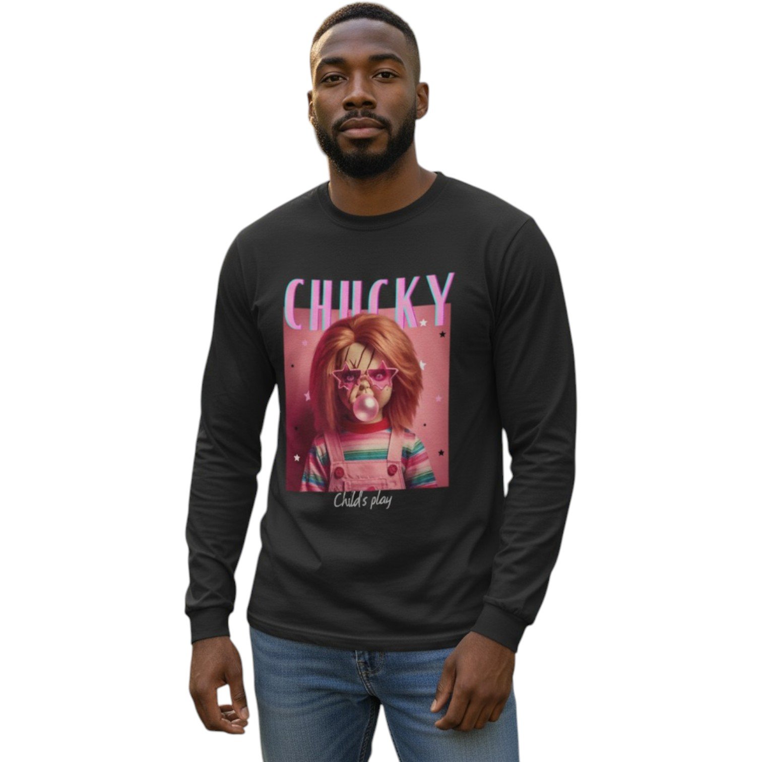 “Good Guys Gone Bad” Chucky Long Sleeve Tee - Image 6