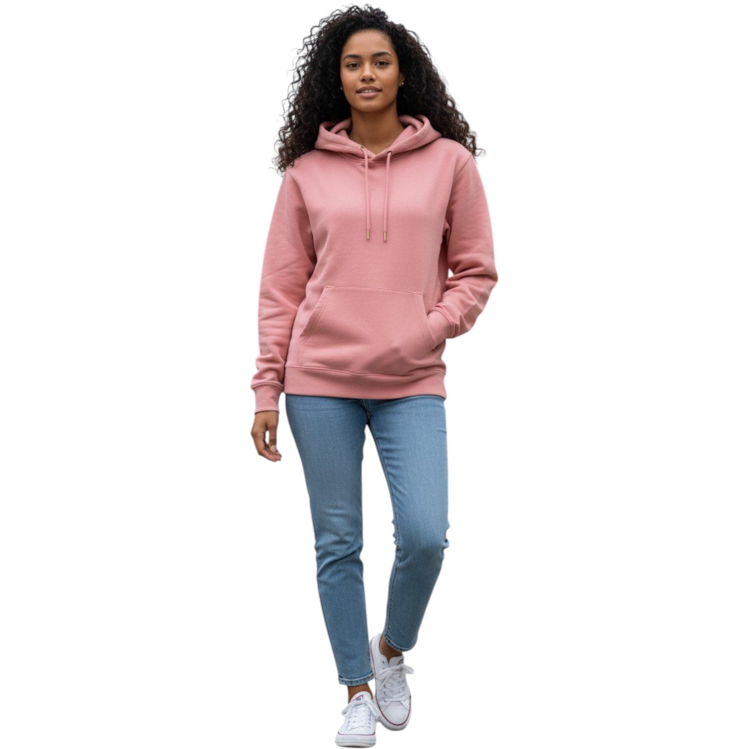 Unisex Midweight Organic French Terry Hoodie - Image 5