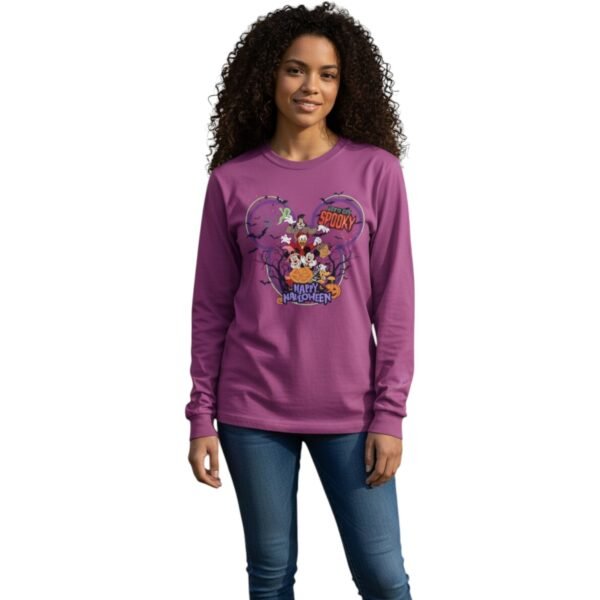 I’m So Spooky – Happy Halloween Long Sleeve Tee - Image 13