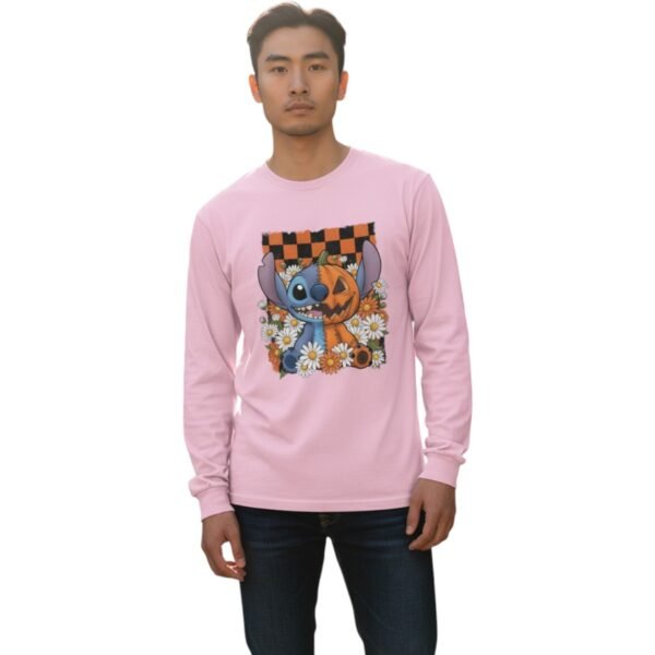 “Spooky Stitch & Sunflowers” Long Sleeve Tee - Image 7