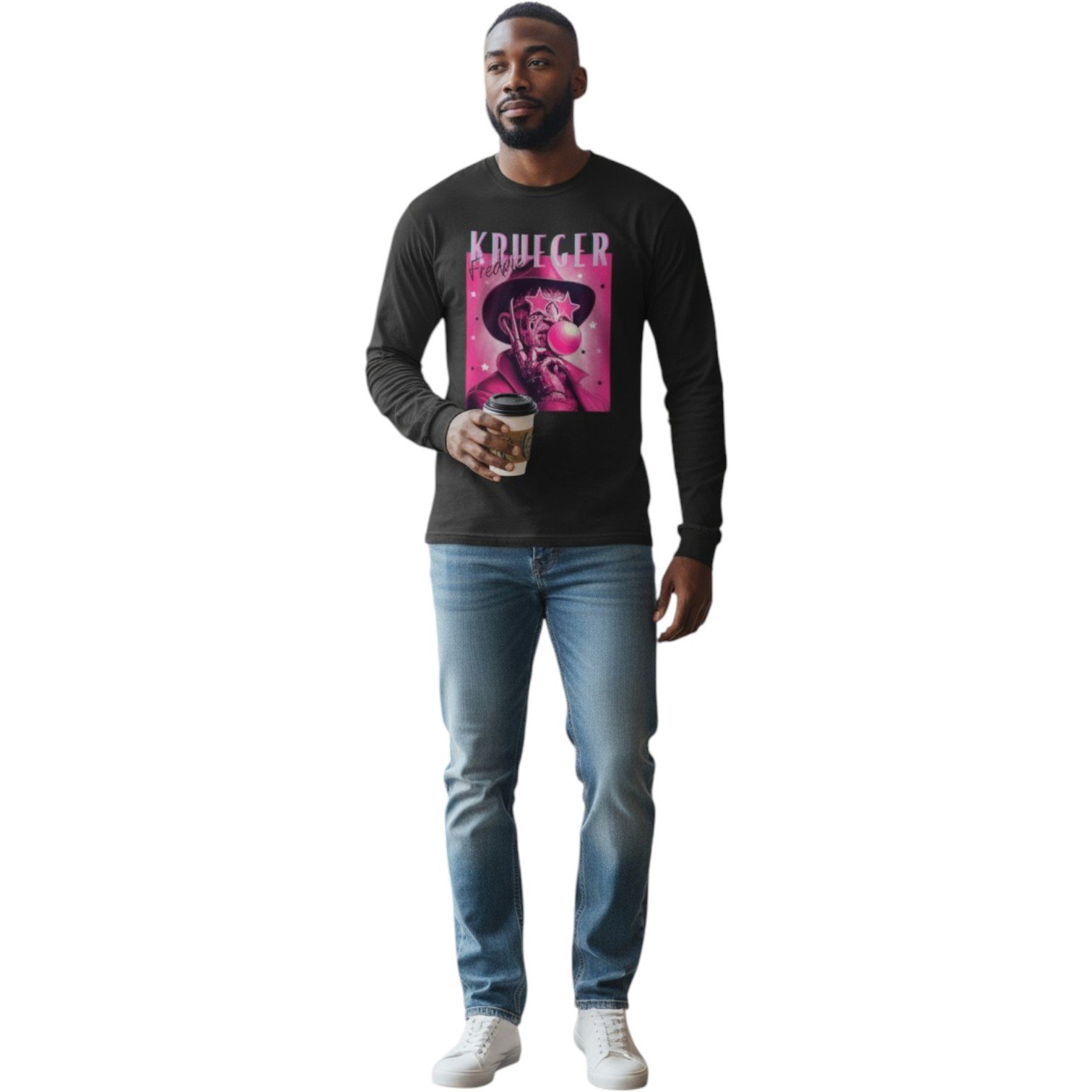 Freddie Krueger Retro Pop Long Sleeve Tee - Image 8