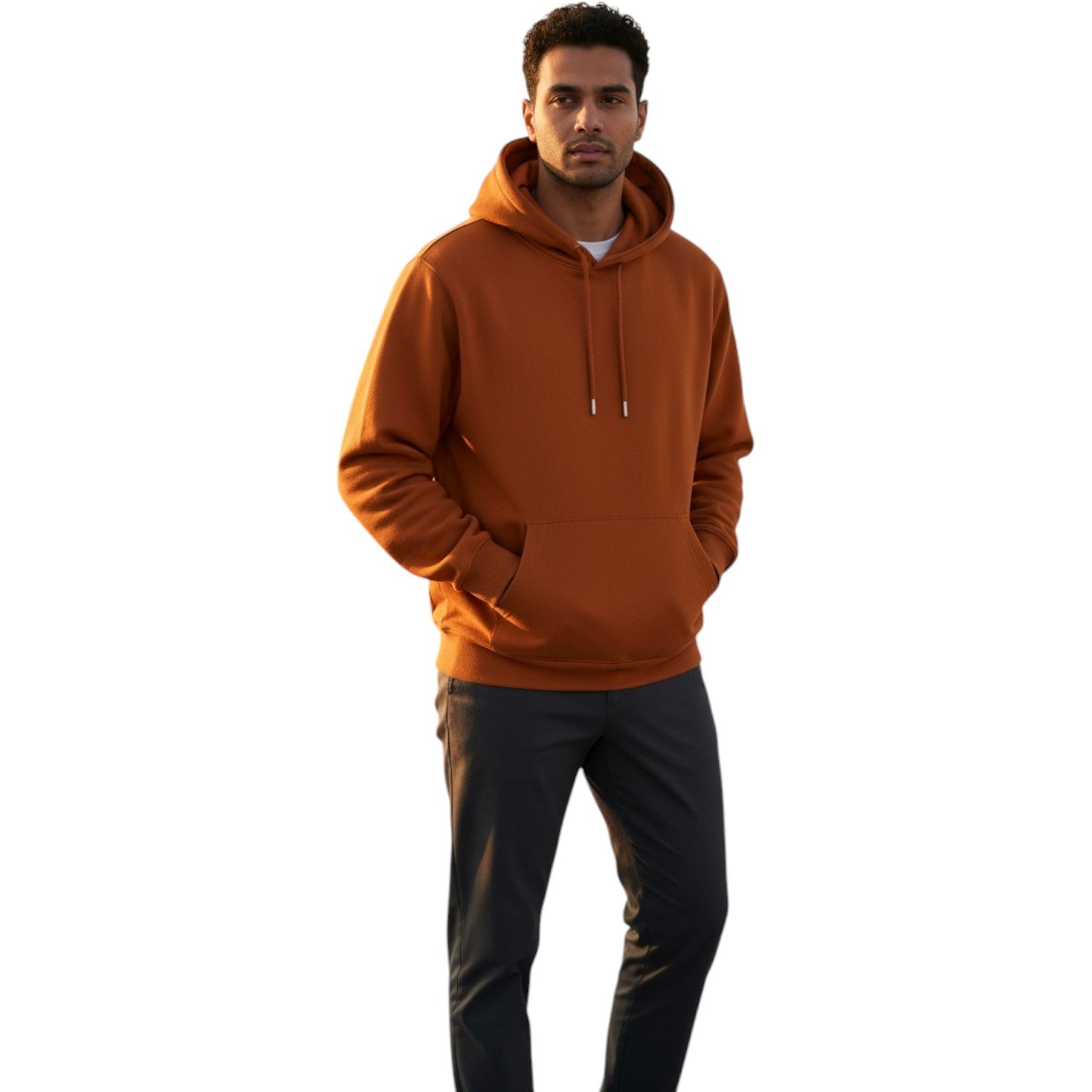 Unisex Heavyweight Organic Brushed Hoodie - Image 7