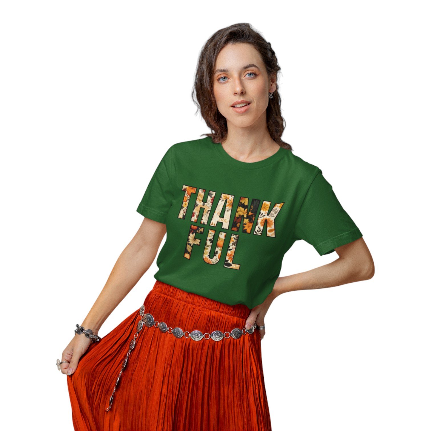 Thankful Fall Print Graphic T-Shirt – Unisex Fall Tee - Image 3