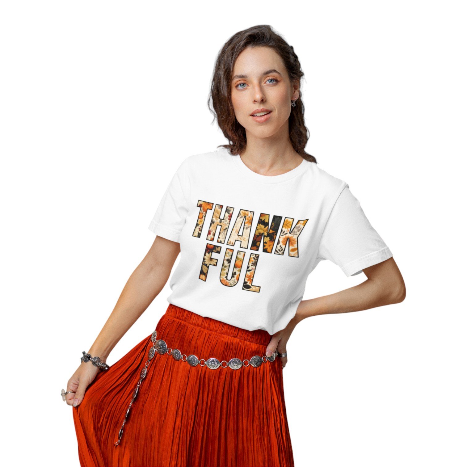 Thankful Fall Print Graphic T-Shirt – Unisex Fall Tee - Image 4