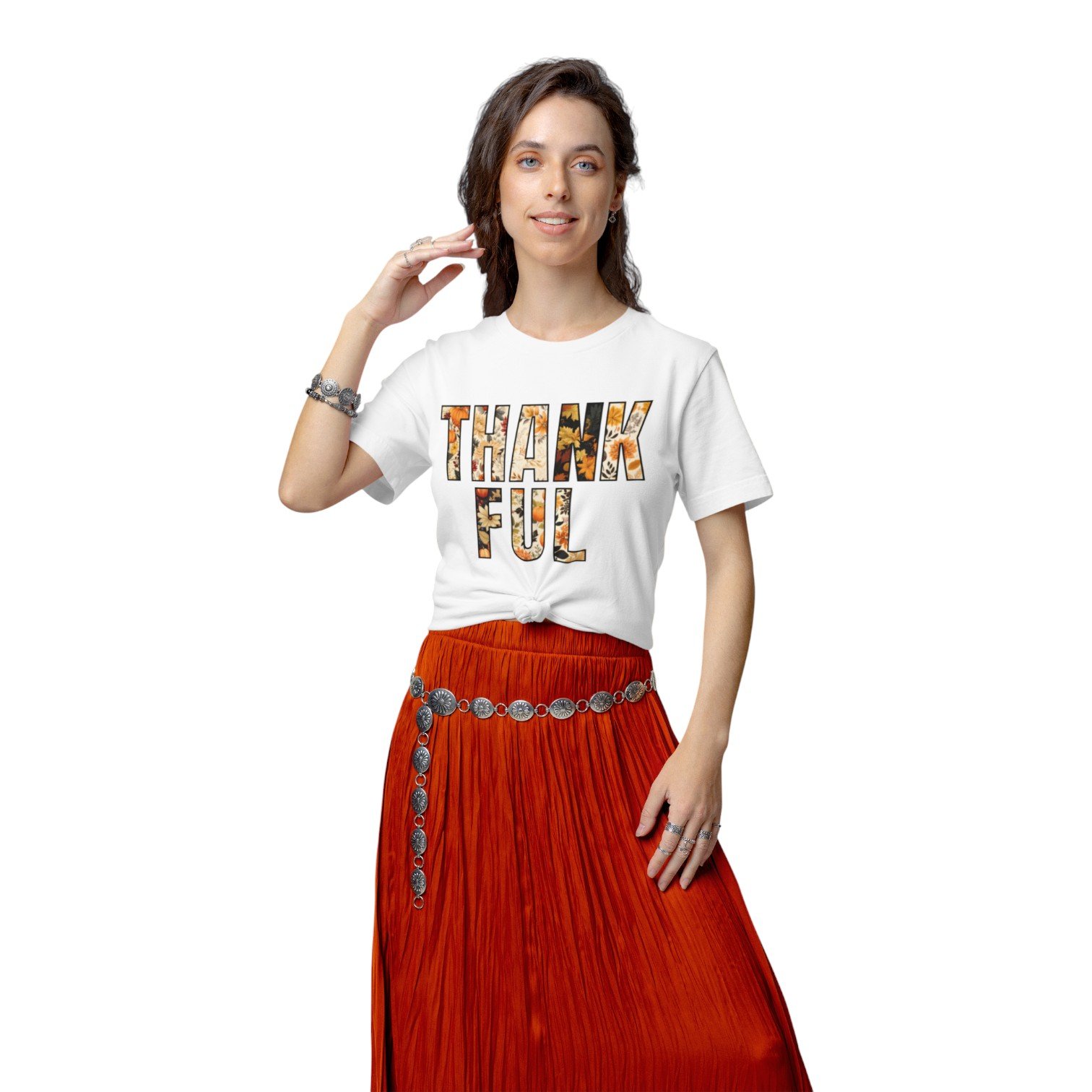 Thankful Fall Print Graphic T-Shirt – Unisex Fall Tee