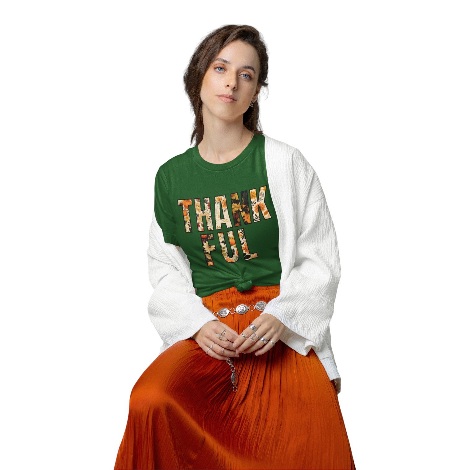 Thankful Fall Print Graphic T-Shirt – Unisex Fall Tee - Image 8