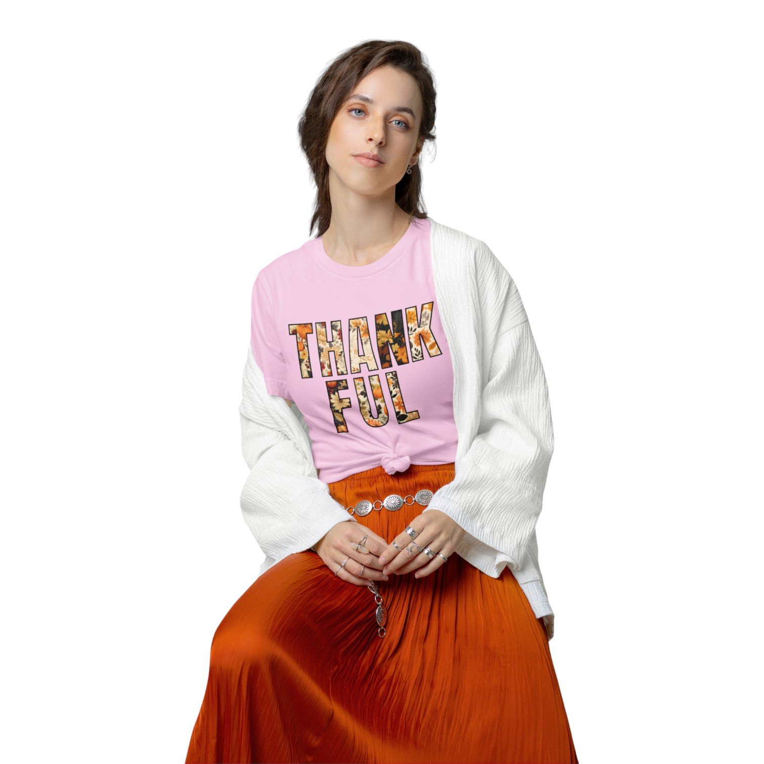 Thankful Fall Print Graphic T-Shirt – Unisex Fall Tee - Image 9