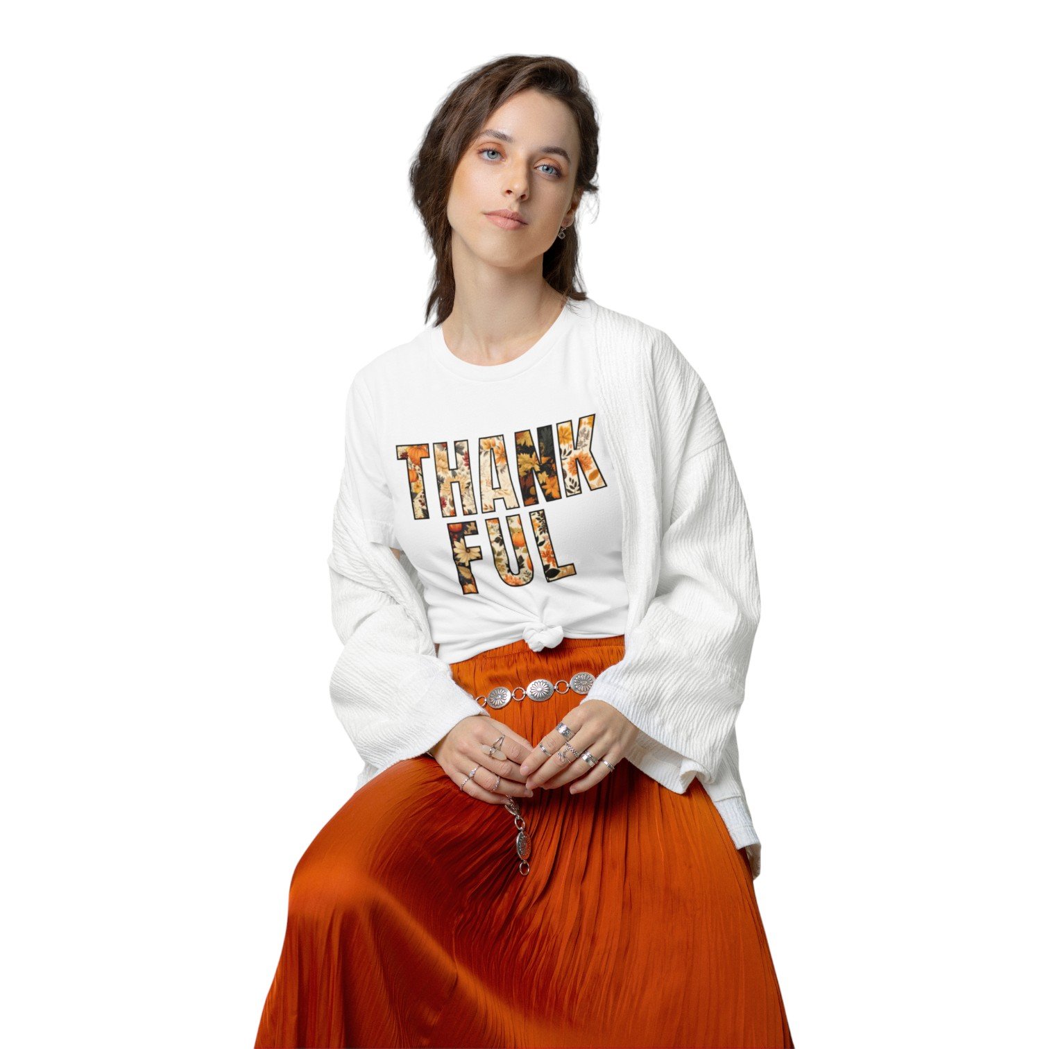 Thankful Fall Print Graphic T-Shirt – Unisex Fall Tee - Image 10