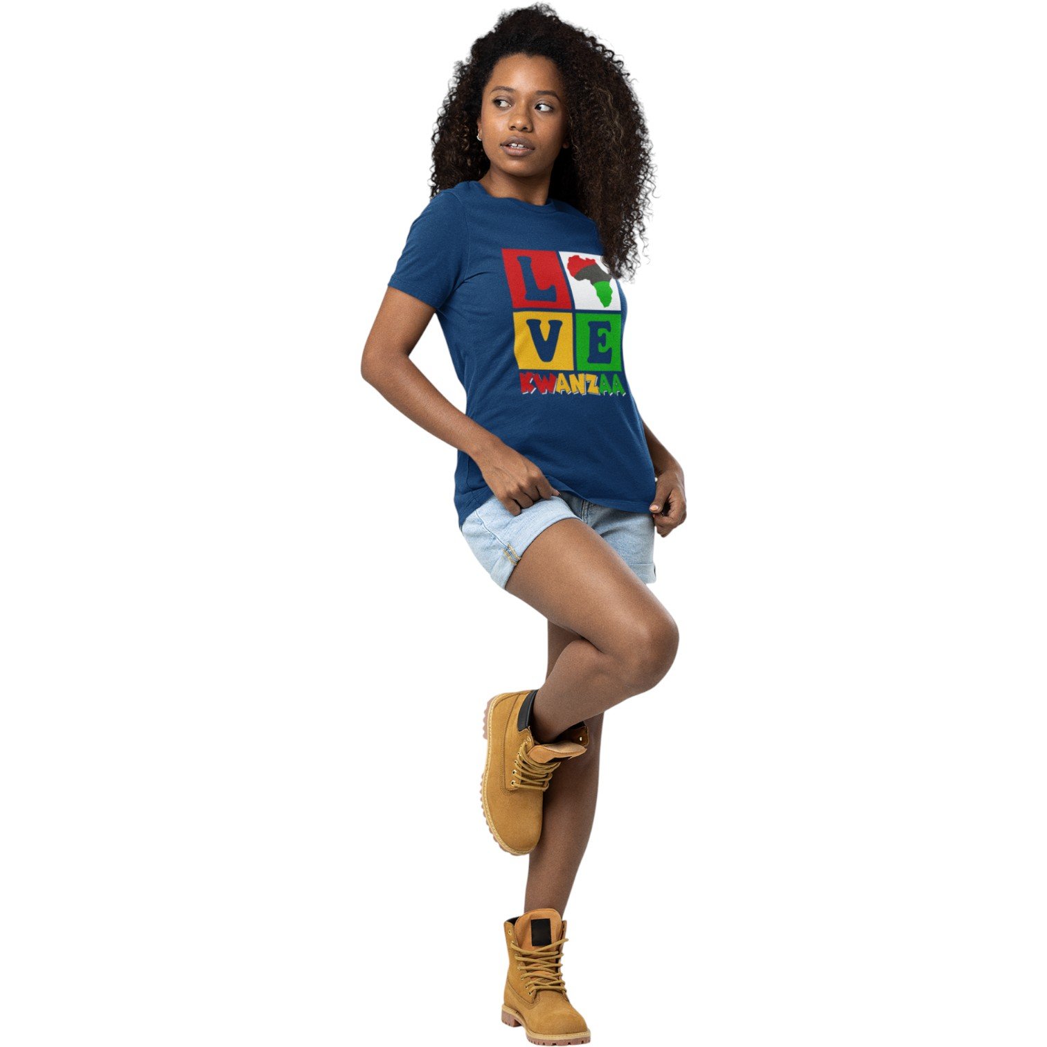 Love Kwanzaa Unisex T-Shirt – African Pride Graphic Tee - Image 7