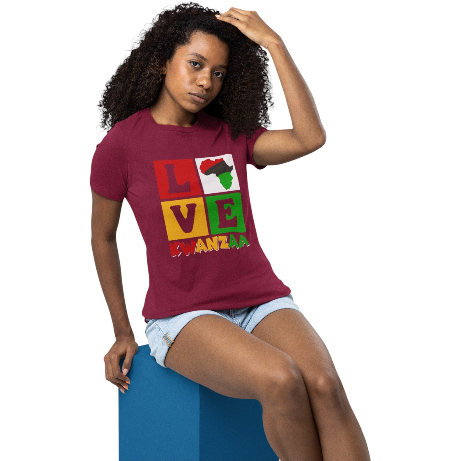 Love Kwanzaa Unisex T-Shirt – African Pride Graphic Tee - Image 9