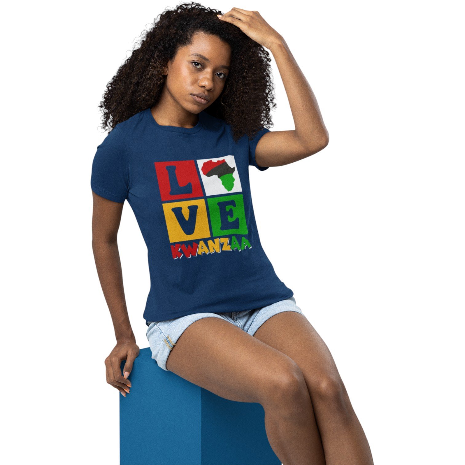Love Kwanzaa Unisex T-Shirt – African Pride Graphic Tee - Image 6