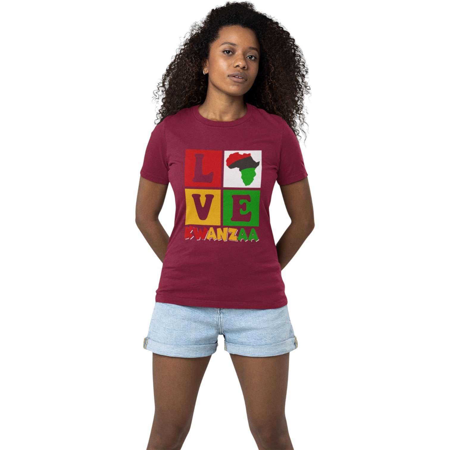 Love Kwanzaa Unisex T-Shirt – African Pride Graphic Tee - Image 8