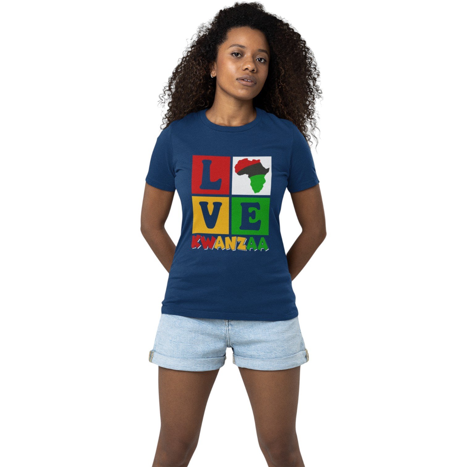 Love Kwanzaa Unisex T-Shirt – African Pride Graphic Tee - Image 5