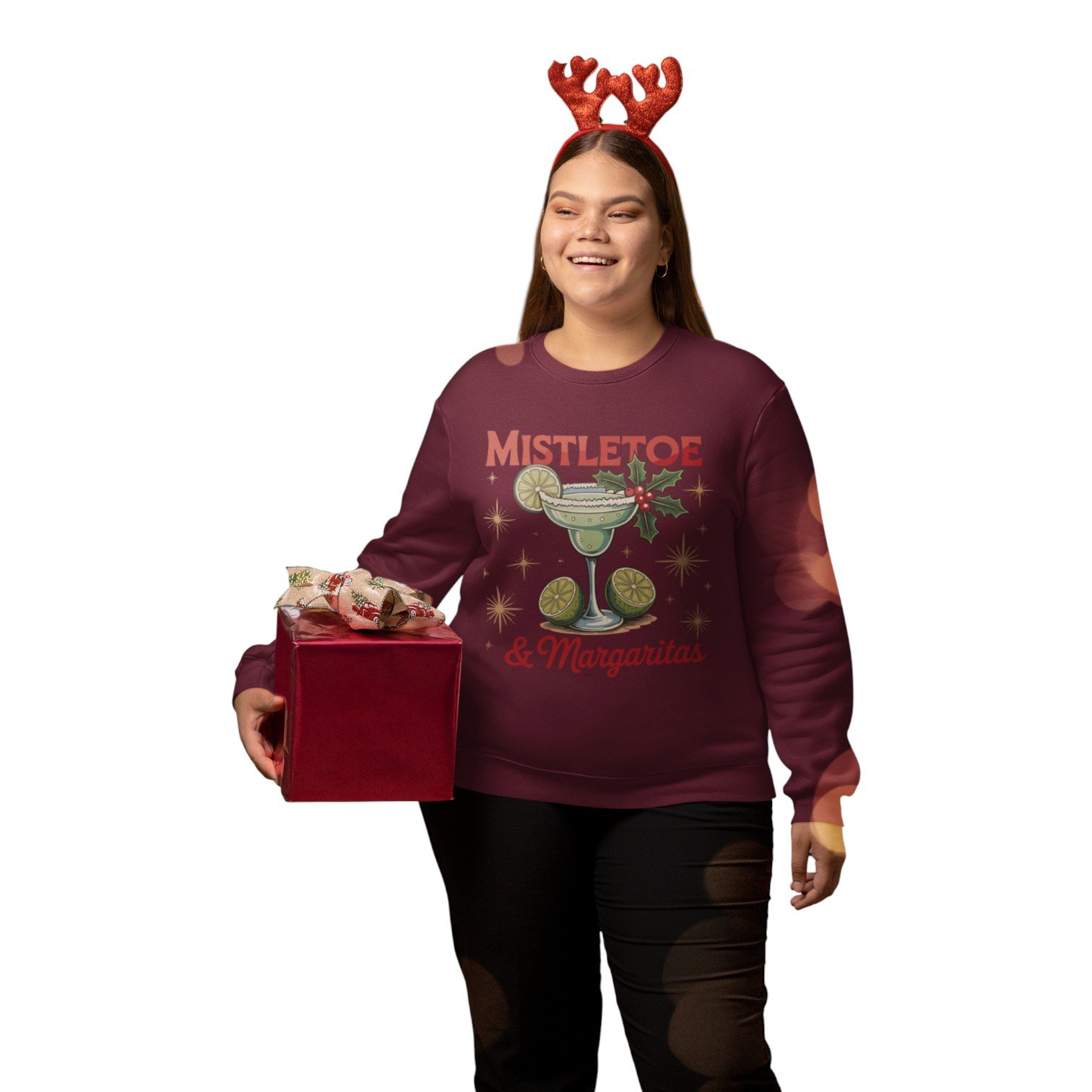 Mistletoe & Margaritas Holiday Sweatshirt – Unisex - Image 7