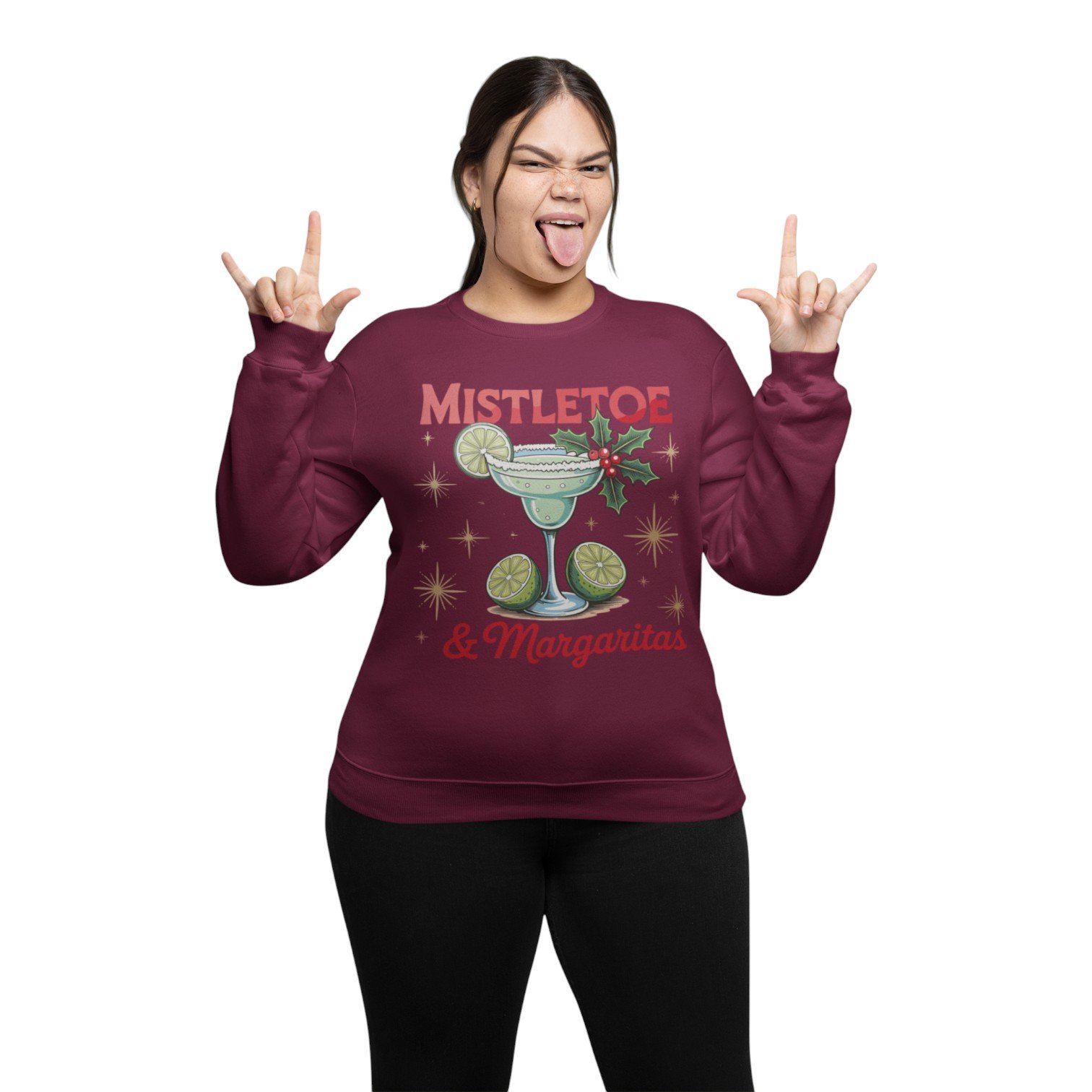 Mistletoe & Margaritas Holiday Sweatshirt – Unisex - Image 6