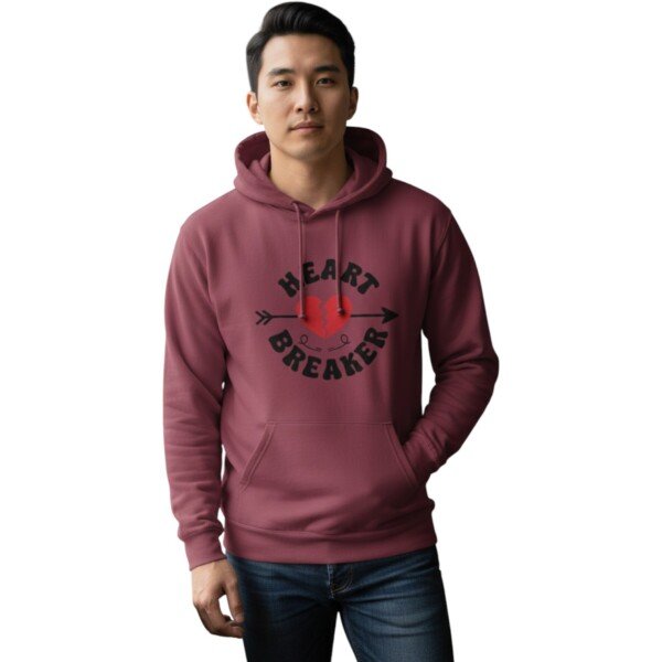 Heart Breaker Hoodie – Valentine’s Day Broken Heart Arrow Unisex