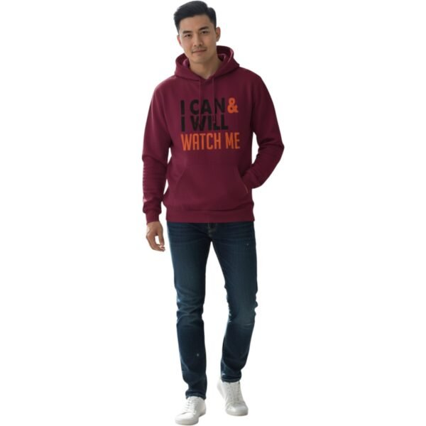 I Can & I Will Hoodie – Unisex Motivational Fleece Pullover